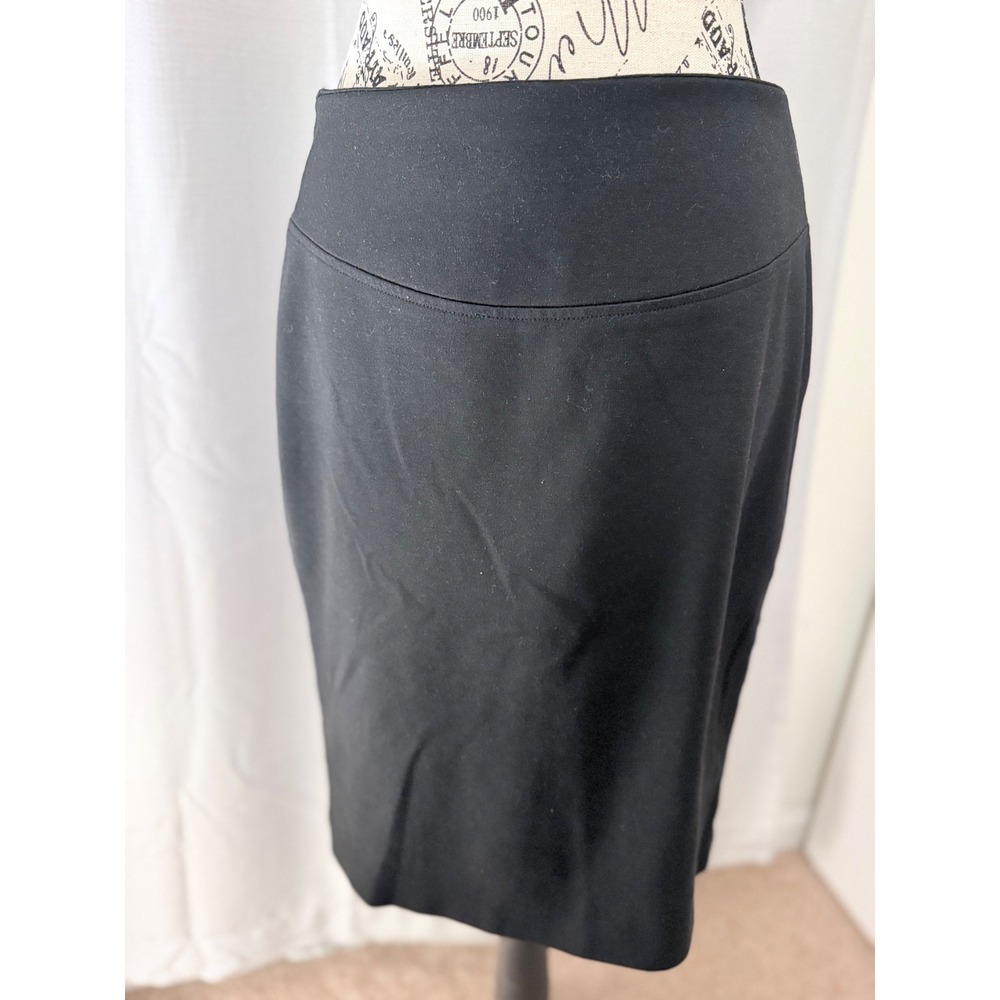 Michael Michael Kors Black Ponte Knit Pencil Skirt Size 8 Office Professional